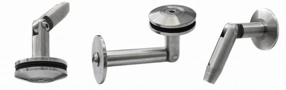 Foto Fijación de marquesina CNAP SIMPLE Ø 60 mm, AISI 304, SATINADO