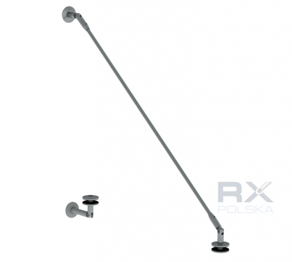 Foto Fijación de marquesina CNAP SIMPLE Ø 60 mm M10, AISI 304, SATINADO