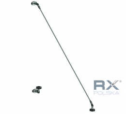 Fijación de marquesina CNBP SIMPLE Ø 60 mm, AISI 316, SATINADO