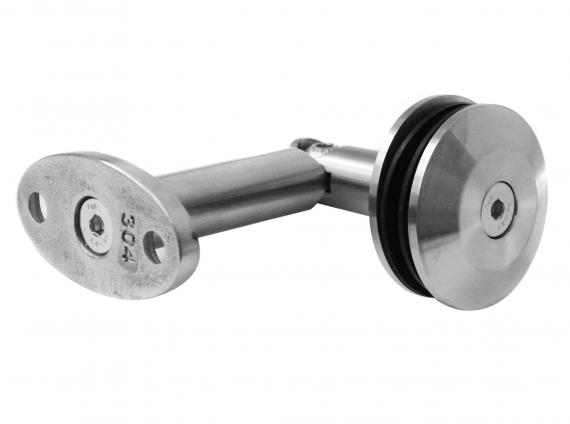 Foto Fijación de marquesina CNBP SIMPLE Ø 60 mm, AISI 316, SATINADO