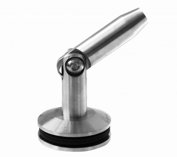 Foto Fijación de marquesina CNBP SIMPLE Ø 60 mm, AISI 316, SATINADO