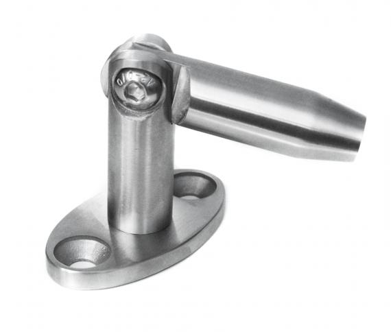 Foto Fijación de marquesina CNBP SIMPLE Ø 60 mm, AISI 316, SATINADO