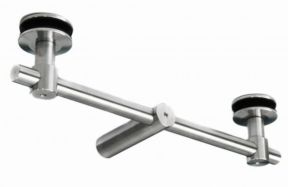 Foto Fijación de marquesina CNP DOBLE - A Ø 60 mm, AISI 304, SATINADO