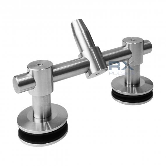 Foto Fijación de marquesina CNP DOBLE - C Ø 60 mm, AISI 304, SATINADO