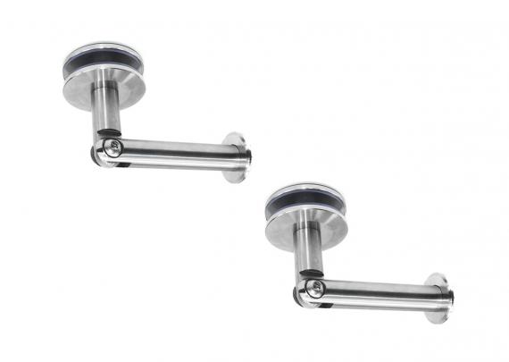 Foto Fijación de marquesina CNP DOBLE - C Ø 60 mm, AISI 304, SATINADO