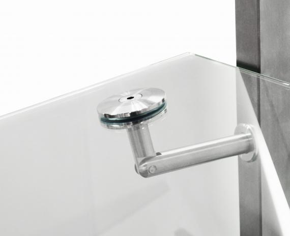 Foto Fijación de marquesina CNP SIMPLE Ø 60 mm, AISI 304, SATINADO