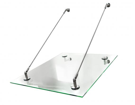 Foto Fijación de marquesina CNP SIMPLE Ø 60 mm, AISI 316, SATINADO