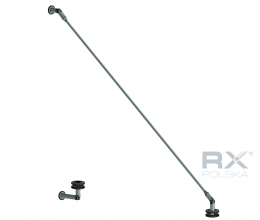 Fijación de marquesina CNP SIMPLE Ø 60 mm, AISI 316, SATINADO