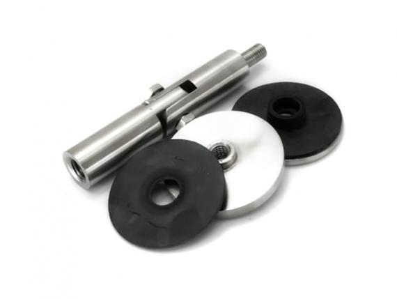 Foto Fijación de tensor con parabrisas, AISI 316, SATINADO