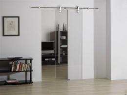 Fijación para puerta corredera de vidrio - JUEGO