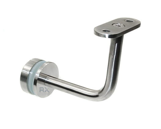 Foto Fijación pasamanos (perfil) – vidrio (rótula Ø 40mm), AISI 304, SATINADO