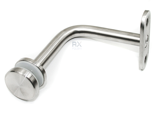 Foto Fijación pasamanos (perfil) – vidrio (rótula Ø 40mm), AISI 304, SATINADO