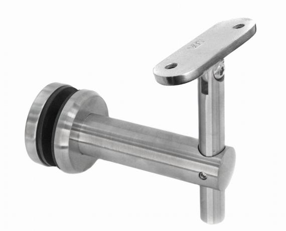 Foto Fijación pasamanos (perfil) – vidrio (rótula Ø 50mm), AISI 304, SATINADO