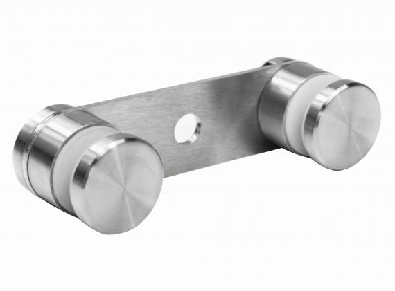 Foto Fijación puntual para vidrio - Ø30 mm con orificio de montaje Ø10,5 mm, AISI 304, SATINADO