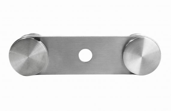 Foto Fijación puntual para vidrio - Ø30 mm con orificio de montaje Ø10,5 mm, AISI 304, SATINADO