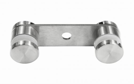 Foto Fijación puntual para vidrio - Ø30 mm con orificio de montaje Ø10,5 mm, AISI 304, SATINADO