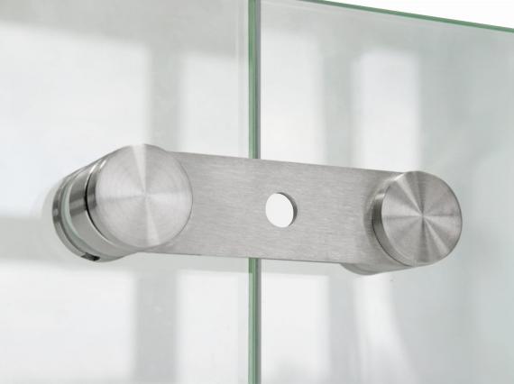 Foto Fijación puntual para vidrio - Ø30 mm con orificio de montaje Ø10,5 mm, AISI 304, SATINADO