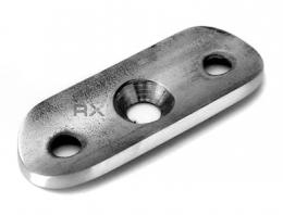 Fijación universal para 33,7 mm, AISI 304, SATINADO