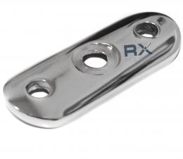 Fijación universal para 42,4 mm, AISI 304, Pulido