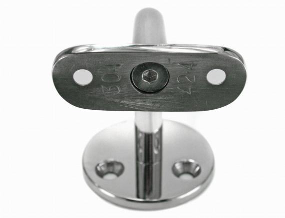 Foto Fijaciones a pared - pasamanos (tubo Ø 42,4 mm)(12 mm), AISI 304, Pulido