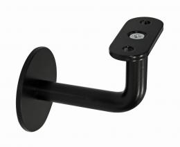 Fijaciones pared–barandilla (perfil), ACERO NEGRO, RAL 9005 MATE