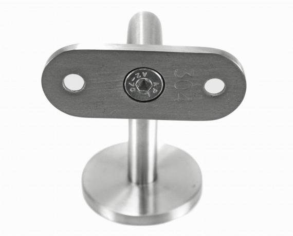 Foto Fijaciones pared–barandilla (perfil), AISI 304, SATINADO