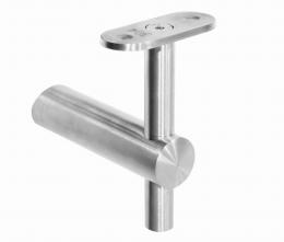 Fijaciones tubo 42,4mm – pasamanos (plano), AISI 304, SATINADO