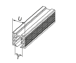 Foto Goma para tubo ranurado para vidrio de 21,52 mm
