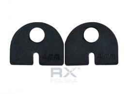 Gomas de 4 mm para la manilla 29x36 mm