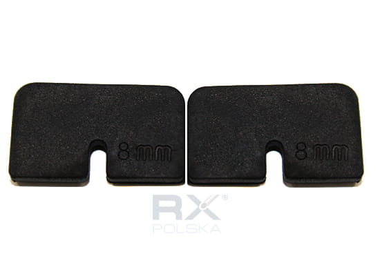 Foto Gomas de 8 mm para la manilla 30x30 mm