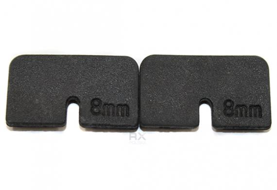 Foto Gomas de 8 mm para la manilla 30x30 mm