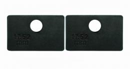 Gomas de EPDM 17,52 mm para pinzas de vidrio 60x70 mm