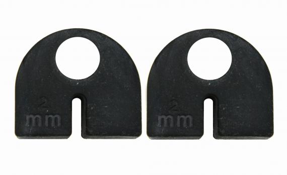 Foto Gomas de EPDM 2 mm para pinzas de vidrio 40x50 mm