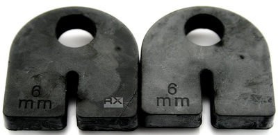 Foto Gomas de EPDM 6 mm para pinzas de vidrio 45x63 mm