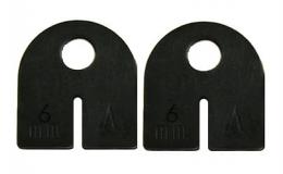 Gomas de EPDM 6 mm para pinzas vidrio 45x63