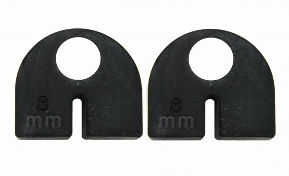 Foto Gomas de EPDM 8 mm para pinzas de vidrio 40x50 mm