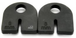 Gomas de EPDM 8 mm para pinzas vidrio 45x63