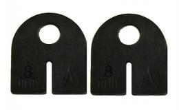 Gomas de EPDM 8 mm para pinzas vidrio 45x63