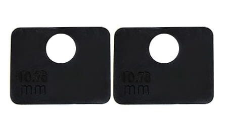 Foto Gomas EPDM de 10,76 mm para mordazas de vidrio 52x52 mm