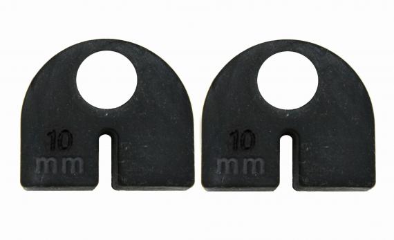 Foto Gomas EPDM de 10 mm para mordazas de vidrio 40x50 mm