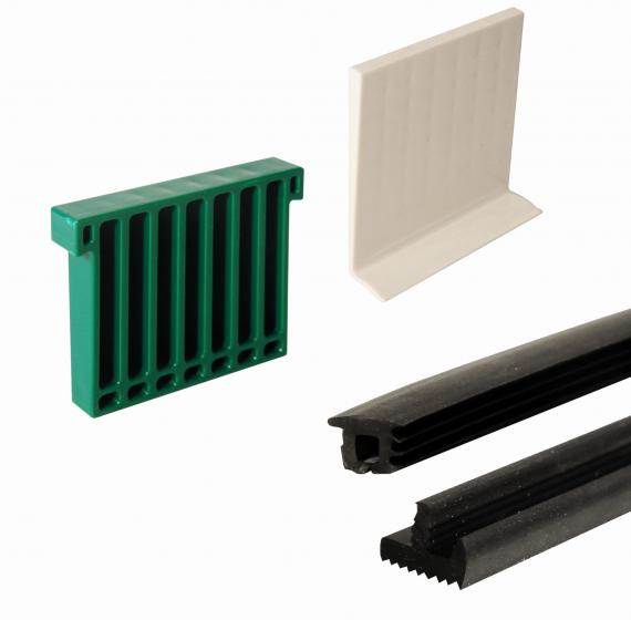 Foto Juego de gomas y juntas para vidrio 12,76 mm para perfil ETP