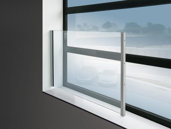 Foto Juego de perfiles 1000 mm para montaje en jambas de ventana, ALUMINIO ANODIZADO