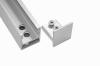 Foto Juego de perfiles 1000 mm para montaje en jambas de ventana, ALUMINIO ANODIZADO