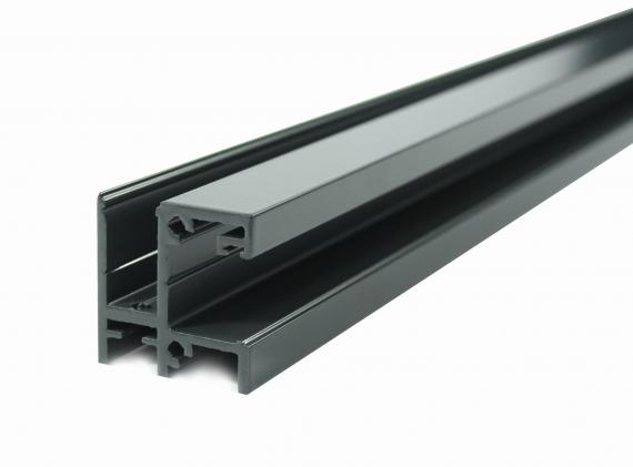 Foto Juego de perfiles RX 1100mm montados al marco de la ventana, ALUMINIO, RAL 7016