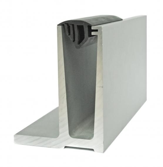 Foto Junta entre paneles de vidrio 10 cm/1 ud, EPDM negro