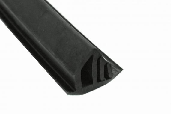 Foto Junta entre paneles de vidrio 10 cm/1 ud, EPDM negro