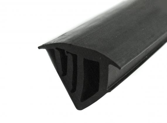 Foto Junta entre paneles de vidrio 10 cm/1 ud, EPDM negro