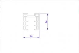 Junta para pasamanos aplicado a vidrio de 16-17,52 mm