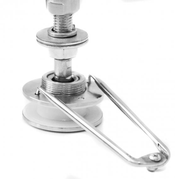 Foto Llave para soporte articulado de vidrio fi 60 mm