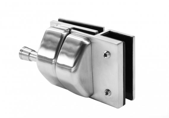 Foto Pestillo magnético 180° vidrio–vidrio 12–12,76 mm, AISI 316, acabado satinado